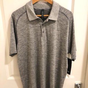 Men's Lululemon Metal Vent Tech Polo shirt NWT Gray